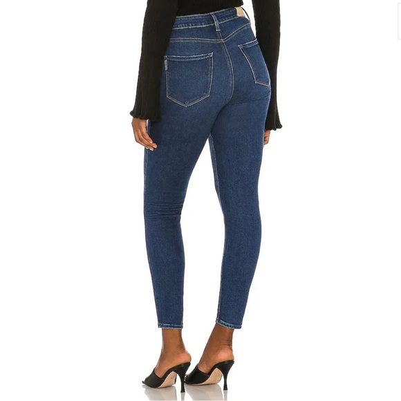 PAIGE Flaunt Cheeky Blue Skinny in Roam Denim Jeans Size 30 - Picture 16 of 16